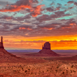 Monument Valley in Sunrise