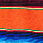 Native American blanket from Santa Fe market, New Mexico